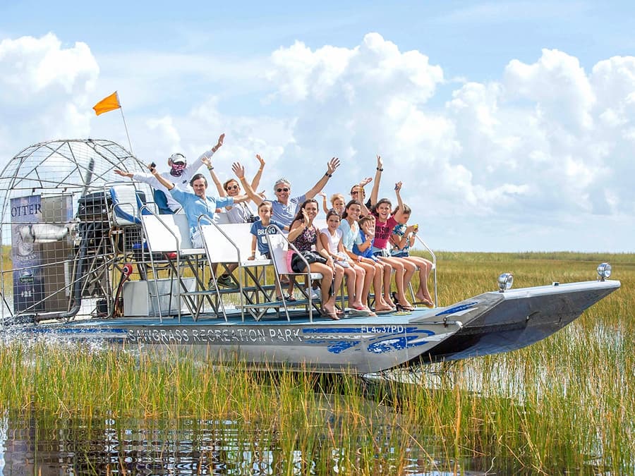 Miami: Everglades Airboat Tour with Reptile Exhibit & Optional Transportation