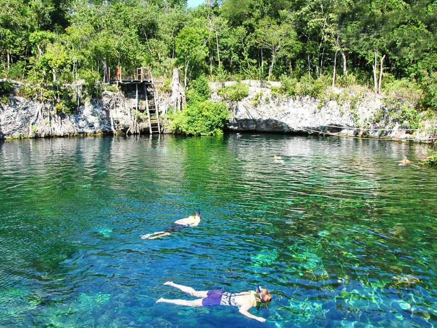 Cancún: Caribbean Snorkeling Tour with Open Sinkhole, Cavern, and Ocean Inlet