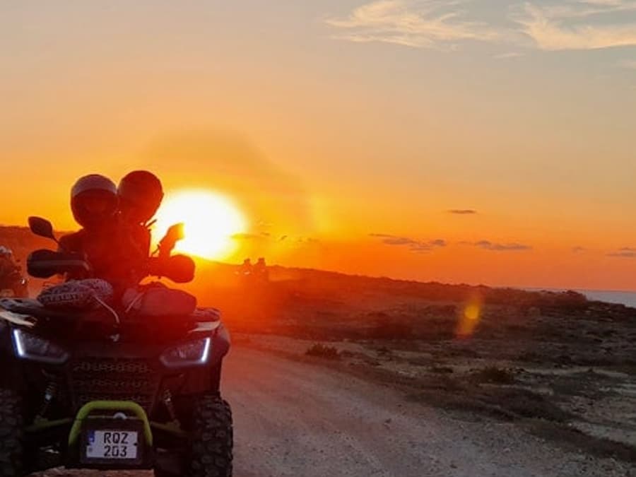 Gozo & Comino: Guided Sunset Quad Bike Tour with Transfers + Boat Ride