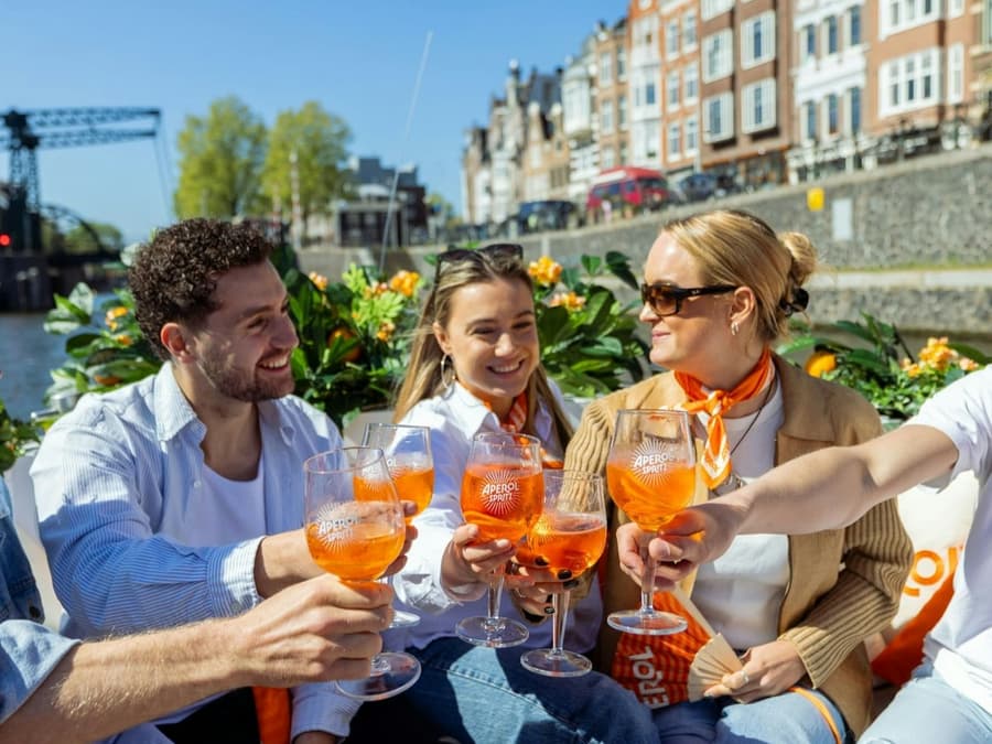 Amsterdam: Aperol Spritz Canal Cruise