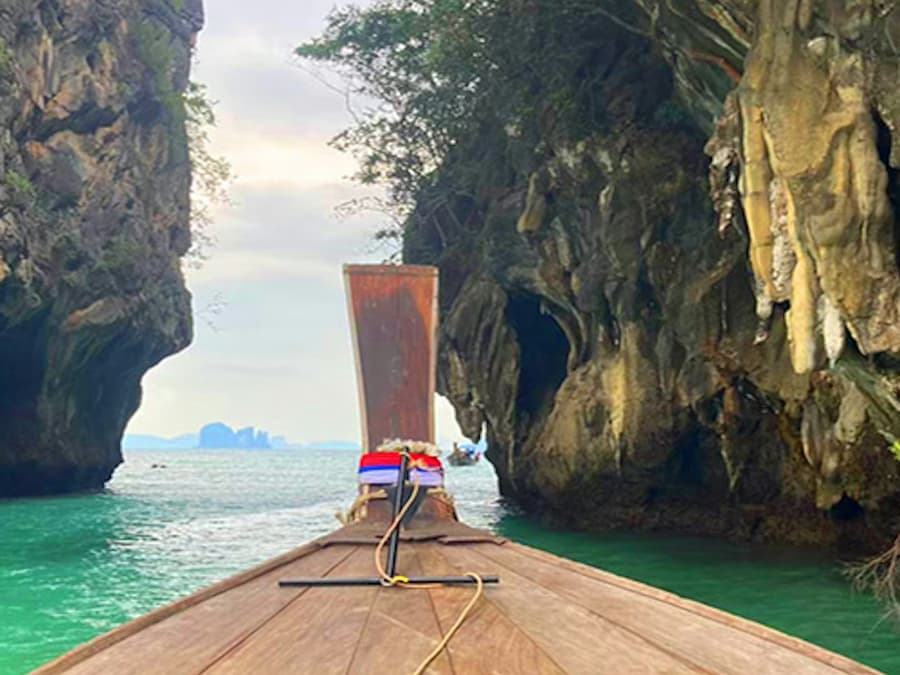 Krabi: Hong Island Sunset Tour & BBQ by Longtail Boat