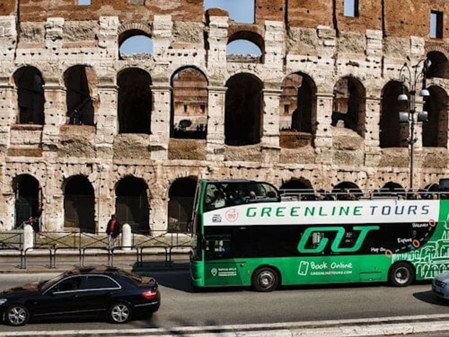 Rom: Transfer nach Civitavecchia + Kombi-Hop-on-Hop-off-Bustour