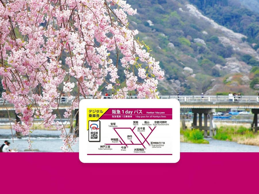 Hankyu Railway 1-Day Pass: Between Osaka, Kyoto, Kobe & Takarazuka