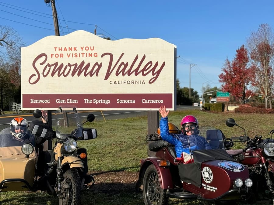Sonoma Valley: Sidecar Tour