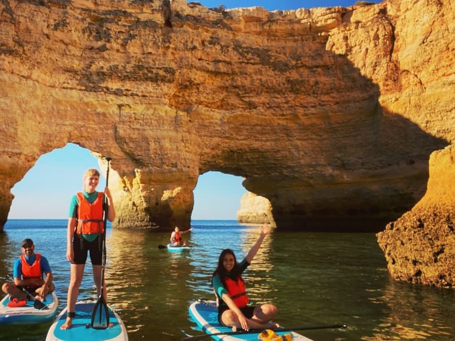 Benagil Cave: Sunrise Paddle from Benagil Beach