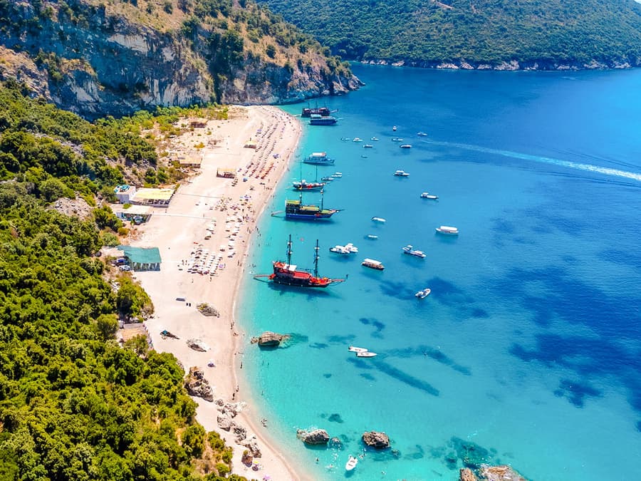 From Saranda: Albanian Ionian Sea Boat Tour