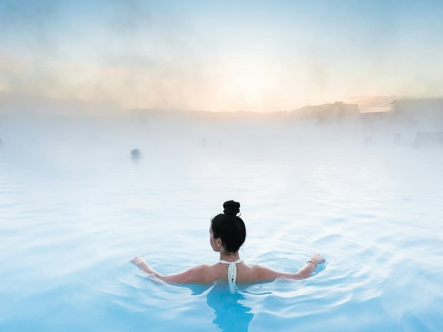 Blue Lagoon: Comfort Admission with Drink, Mud Mask & Towel
