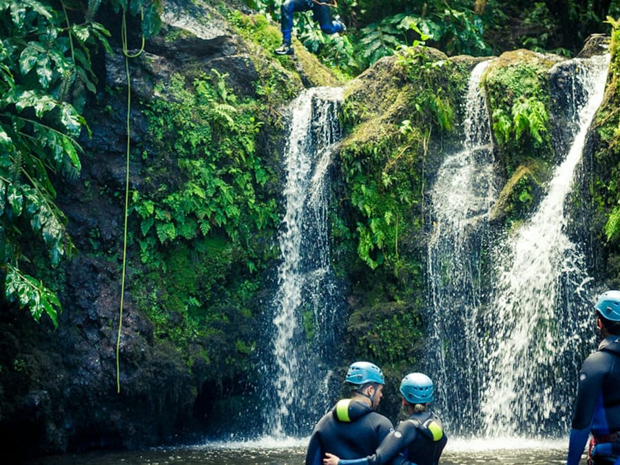 Canyoning in Ribeira dos Caldeirões