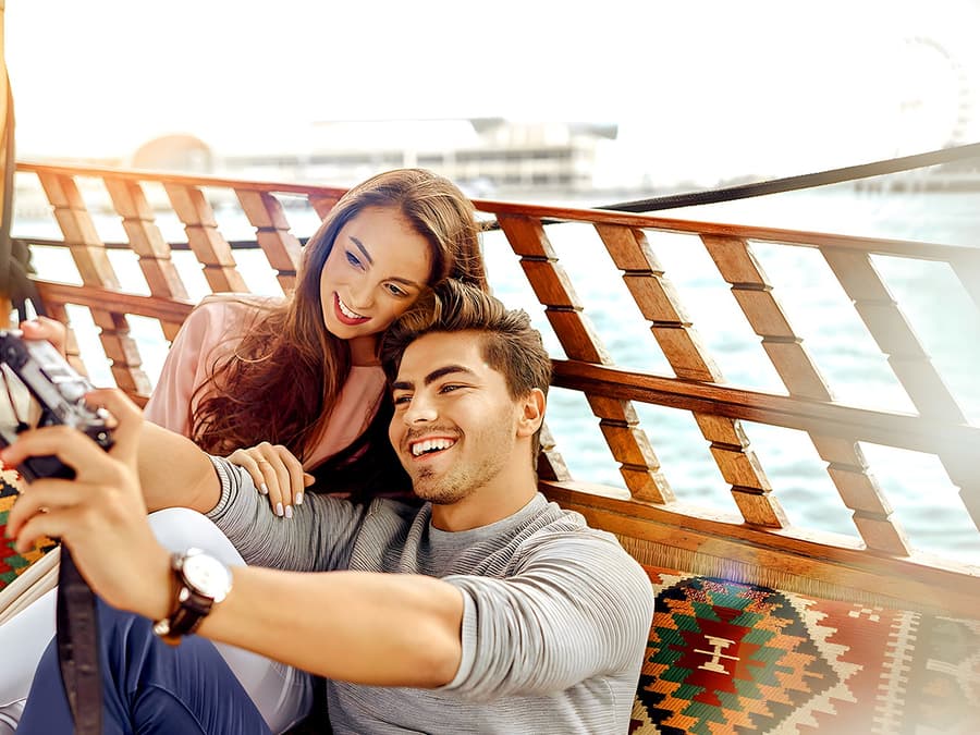 Fra Dubai Kanal: 1-times sightseeing Abra tur