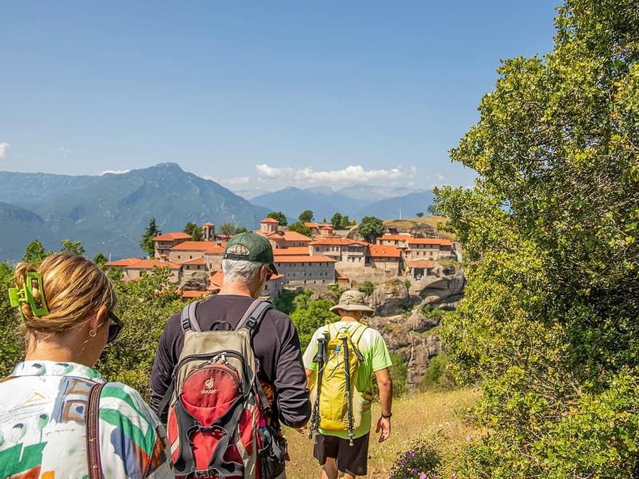 From Meteora: Guided Hiking Tour with Monastery Visit