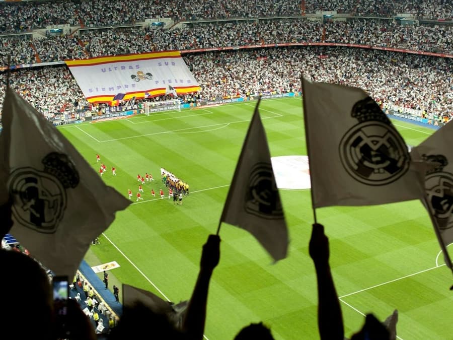 Santiago Bernabéu Stadium: Real Madrid Football Match