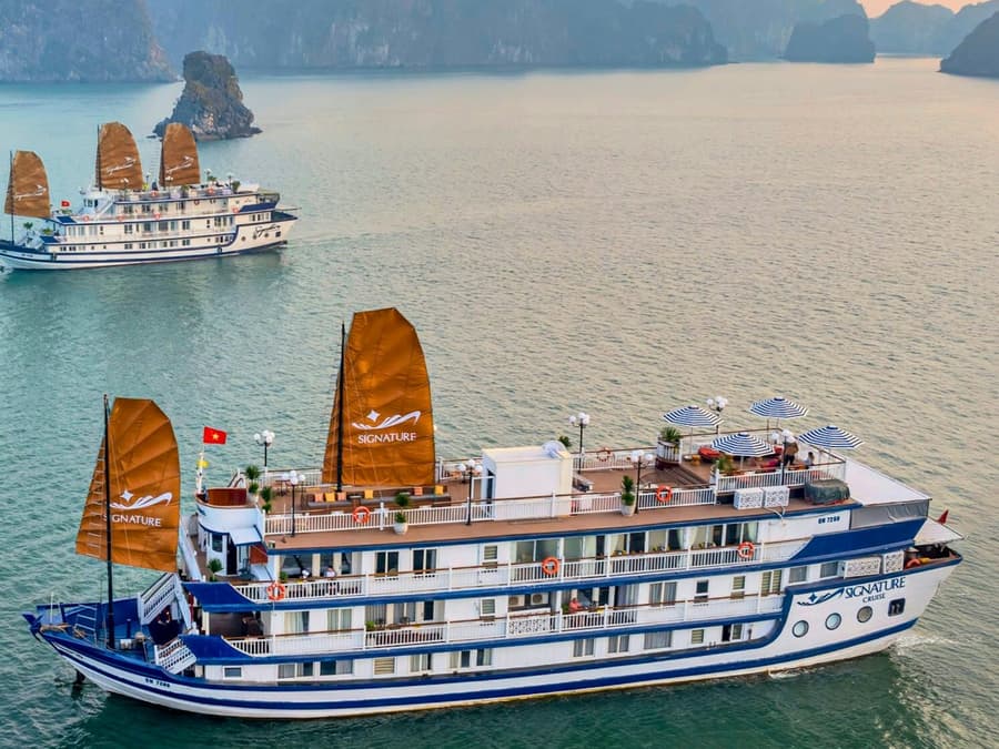 Hạ Long & Bai Tu Long Bay: 2D1N Cruise by Signature + Optional Transfer