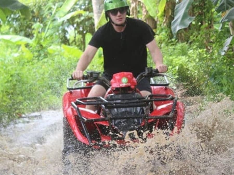 Kombinált ATV és Ayung-folyó Rafting Kaland ebéddel és masszázzsal