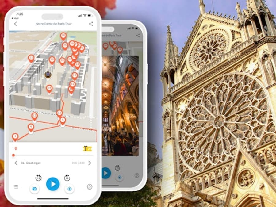 Cathédrale Notre-Dame de Paris: Aplicación de Guía de Audio de TouringBee