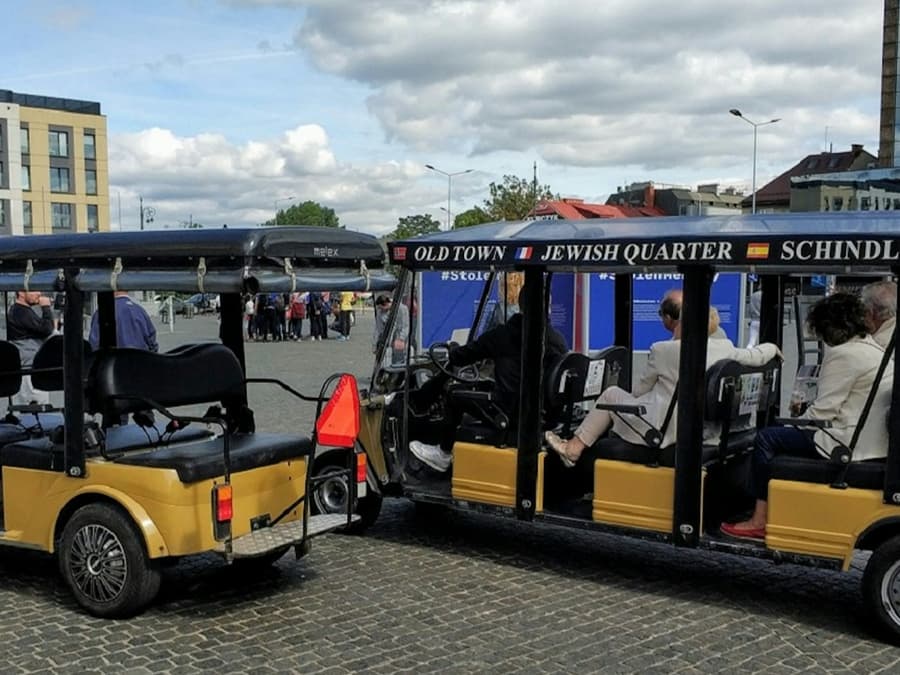 Kazimierz Quarter Krakow: Electric Golf Cart Tour + Audio Guide