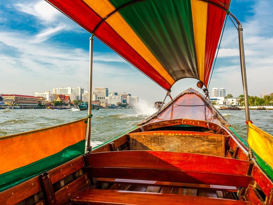 Mga Canal Tour sa Bangkok – Ilog ng Chao Phraya at Templo ng Wat Arun sa pamamagitan ng Long Tail Boat