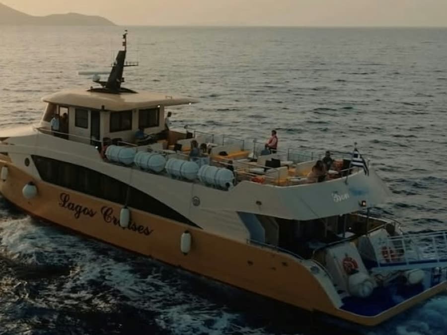 Thasos: Sunset Cruise + 1 Drink + Swim Stop