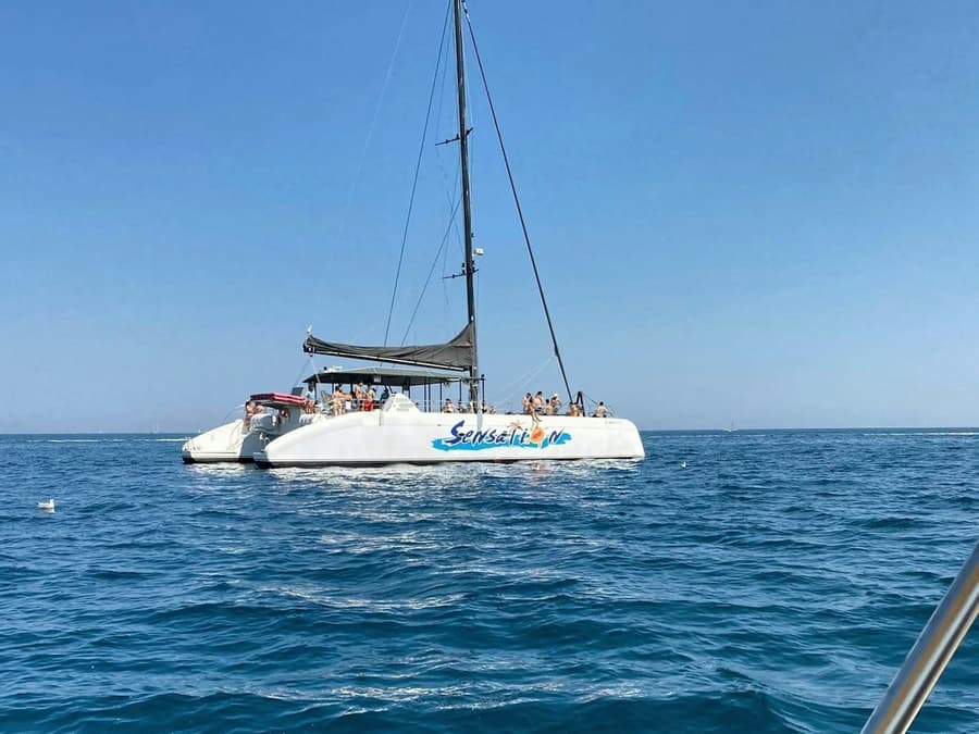 Barcelona: Catamaran Sailing with BBQ