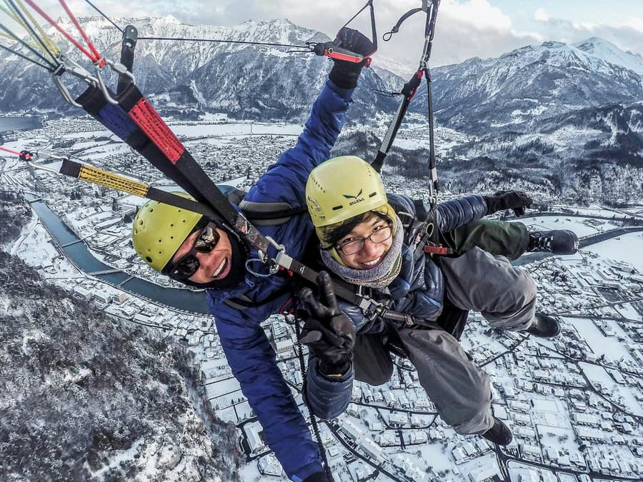 Interlaken Tandem Paragliding Flight