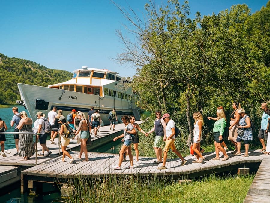 Full-day Guided Trip to Krka National Park with Boat Ride & Swimming