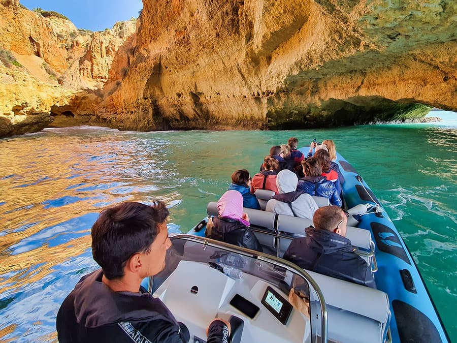 Guided Tour of Benagil & Marinha Caves from Portimão