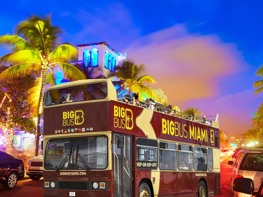 Big Bus Miami: Sightseeing Tour by Night
