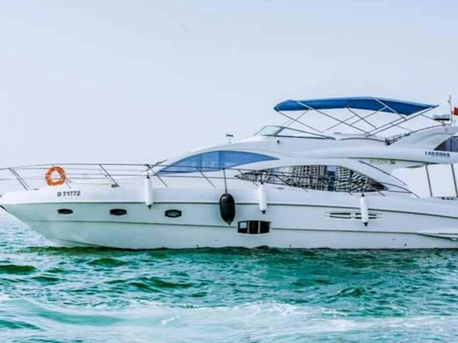 Dubai Harbour: 56-Ft Yacht Charter - Lagoona