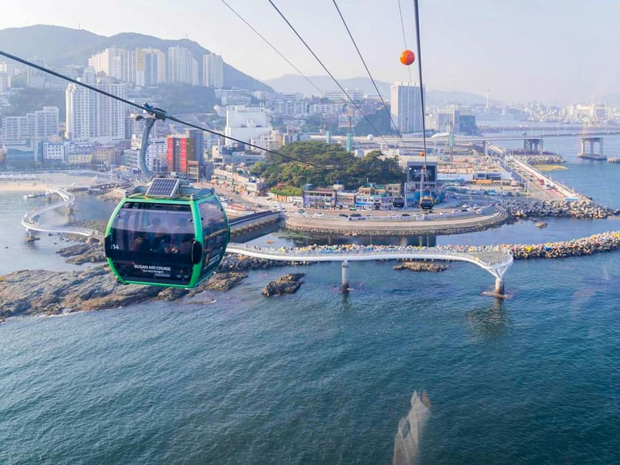 Busan Air Cruise Cable Car Round-Trip Tickets