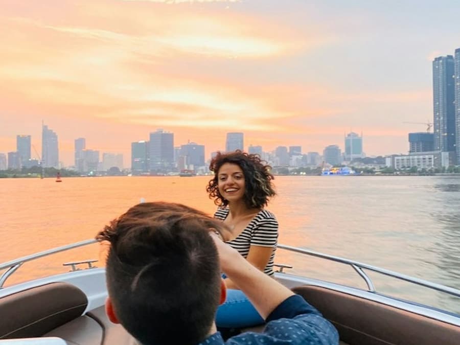 Saigon River: Sunset Speedboat Tour + Cocktail