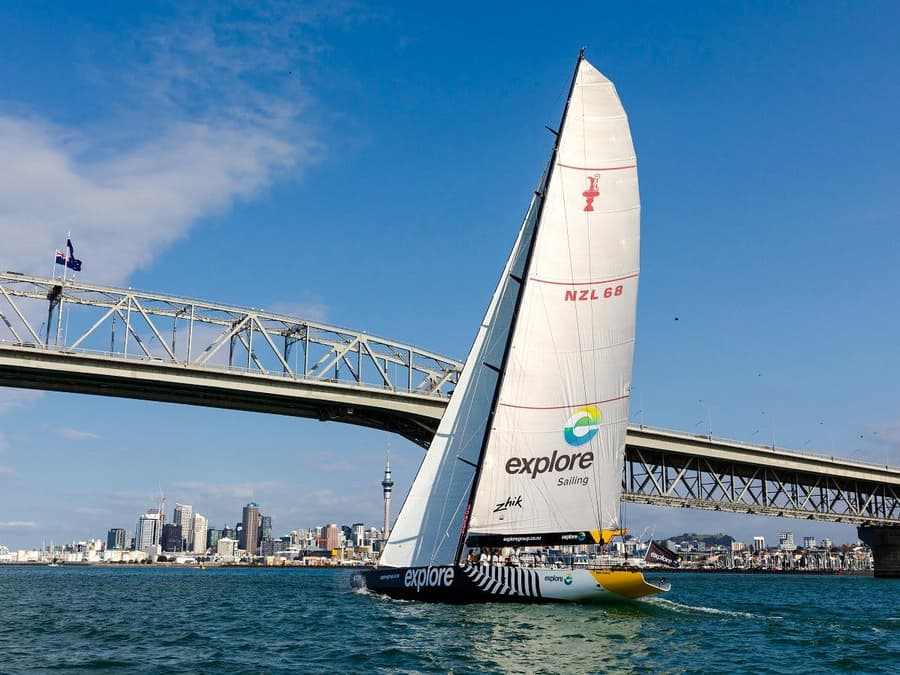 Auckland Waitemata Harbour America's Cup Sailing Experience
