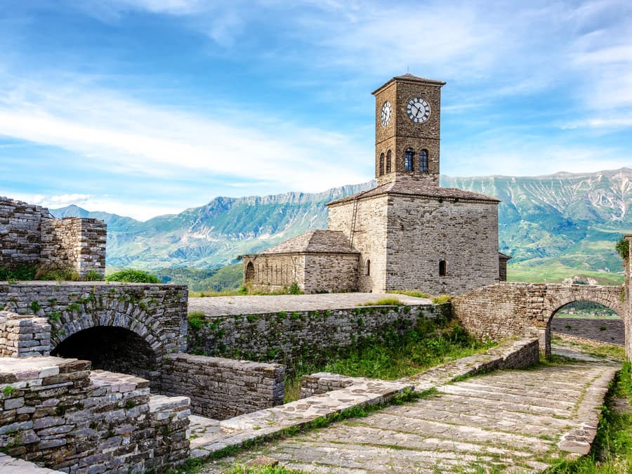 From Tirana/Durres/Golem: Gjirokastra UNESCO, Saranda & Ksamil Beach Day Trip