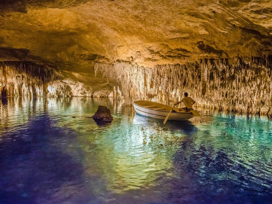 From Palma: Caves of Drach and Hams Entrance and Pearl Factory Visit