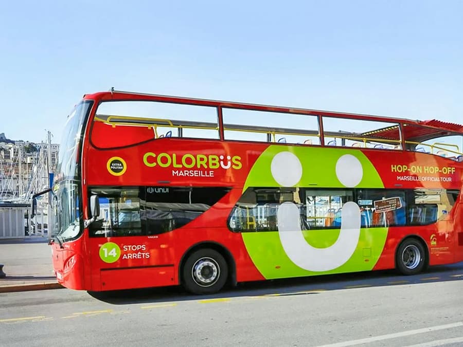 Colorbus: Marseille Hop-on Hop-Off Bus Tour