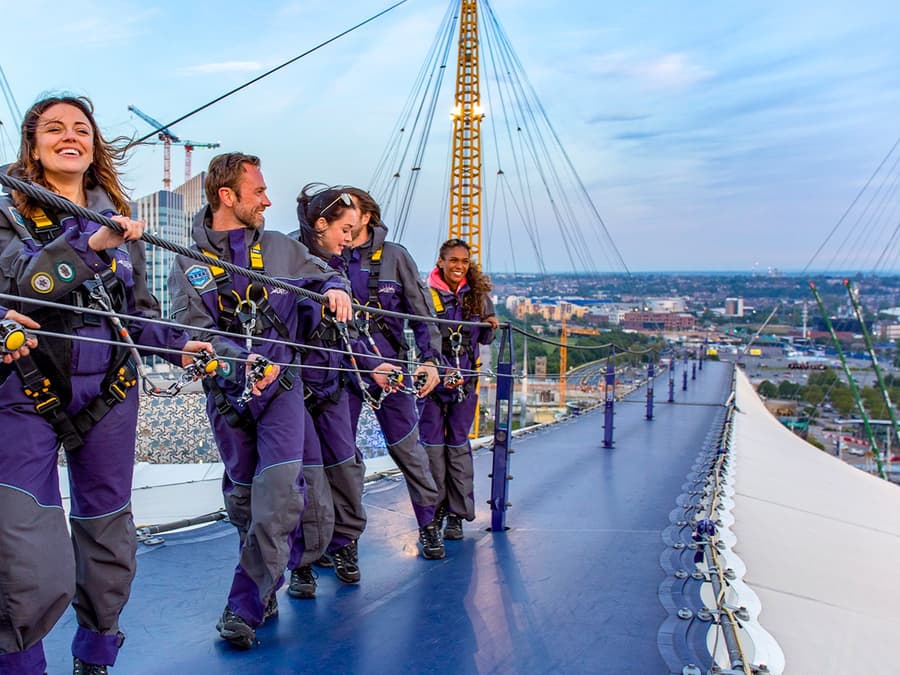 Op ad The O2 Sunset eller Twilight Climb