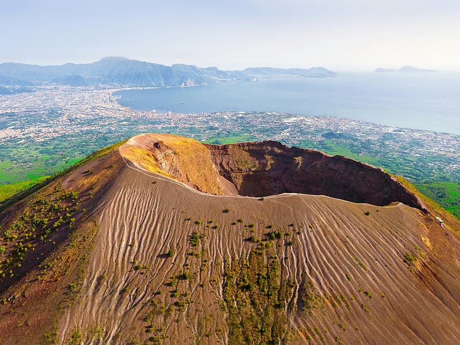 From Pompeii: Mount Vesuvius Entry Tickets with Round-Trip Transfers
