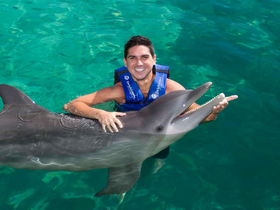 Delphinus Xcaret: Swim with Dolphins