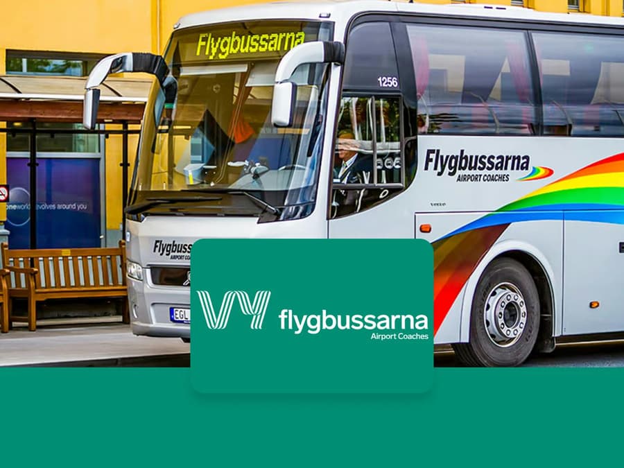 Bus Transfer: Flygbussarna Airport Coaches One-Way Transfers Between Arlanda Airport and Stockholm Central Station