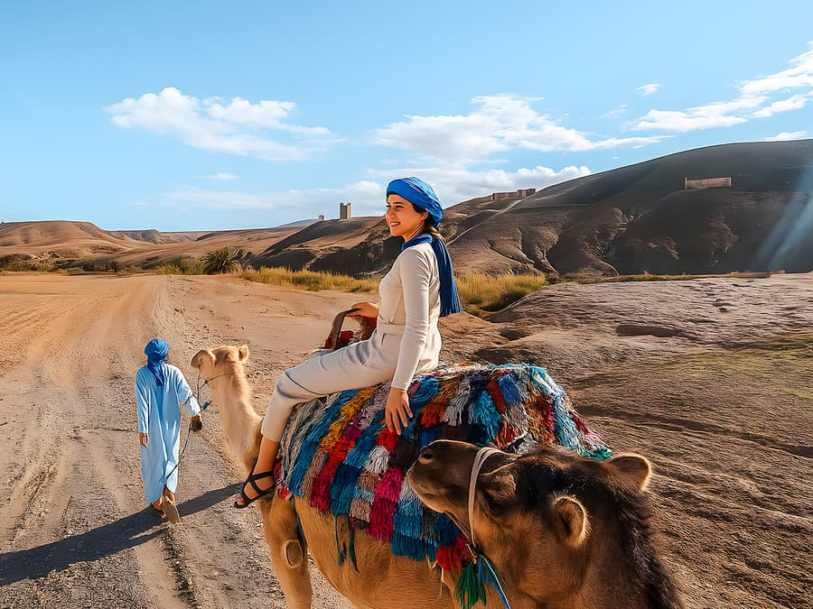 Half-Day Agafay Desert Tour with Camel or Quad Ride & Moroccan Tea