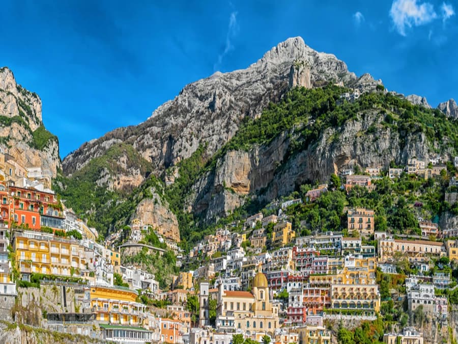 Amalfi & Positano: Boat Tour with Transfer From Pompeii