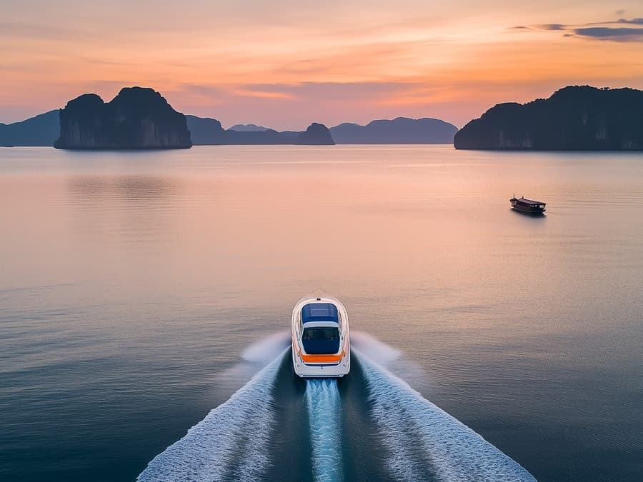 From Phuket: Beat the Crowd Sunrise Tour of Phi Phi Island, Maya Bay & Bamboo Island by Speedboat
