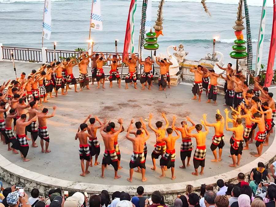 Kecak and Fire Dance Show at Melasti Beach