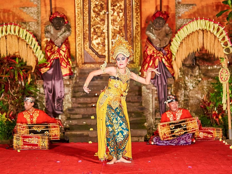 Entradas para el espectáculo de danza Legong en el Palacio de Ubud