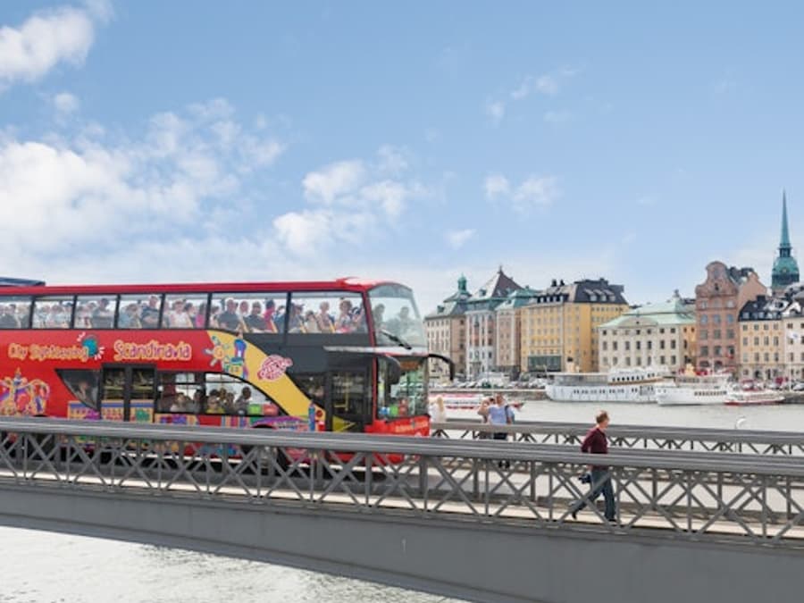 City Sightseeing Stockholm: Hop-on Hop-off Bus + Boat Tour