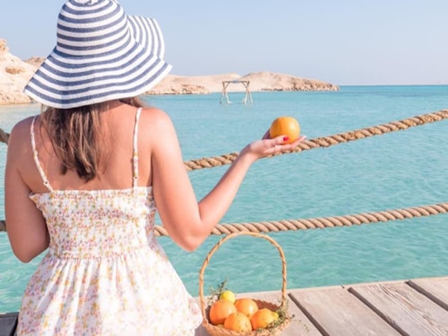 Ilha Orange Bay: Excursão de Snorkeling a partir de Hurghada + Desportos Aquáticos + Almoço