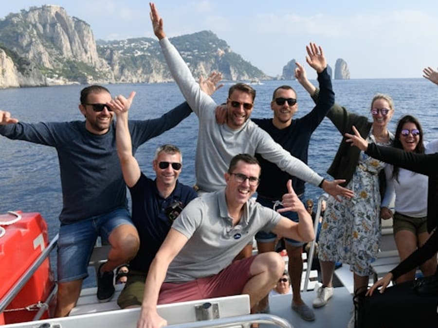 Capri: Bátferð frá Sorrento + Limoncellosmökkun
