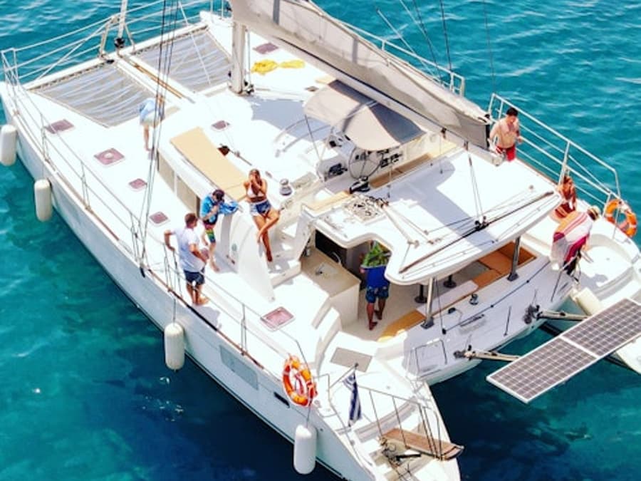 Rhodes: Catamaran Day Cruise with Lunch