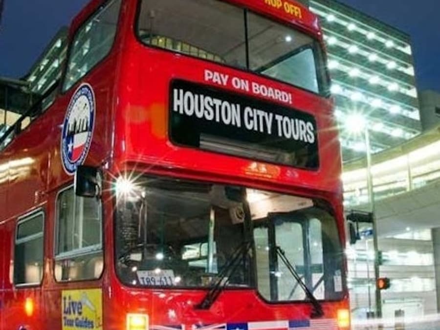 Houston: City Bus Tour + Downtown Aquarium Entry Ticket
