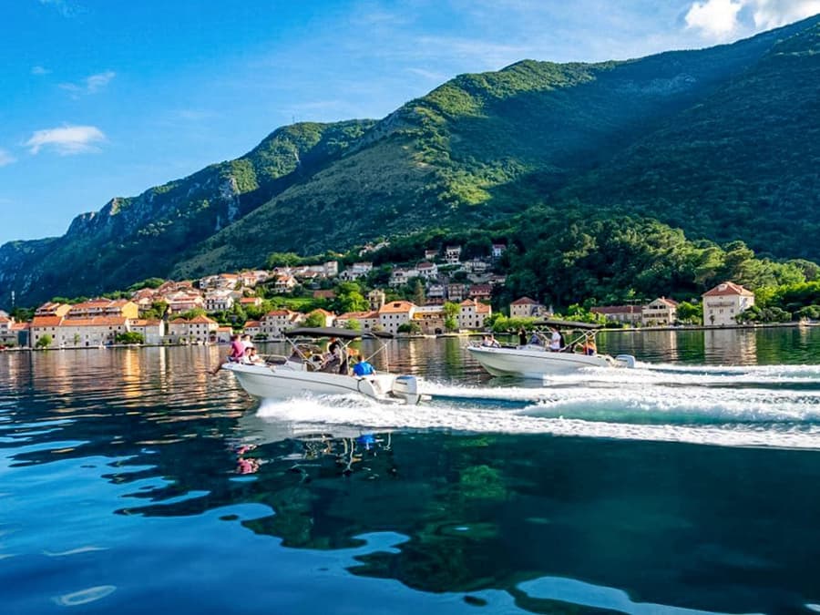 From Kotor : 3-Hour Private Blue Cave & Bay of Kotor Speedboat Tour (Up to 6 People)