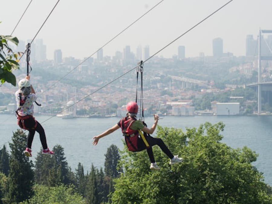 Zipline-oplevelse med Udsigt over Bosporus: Istanbul