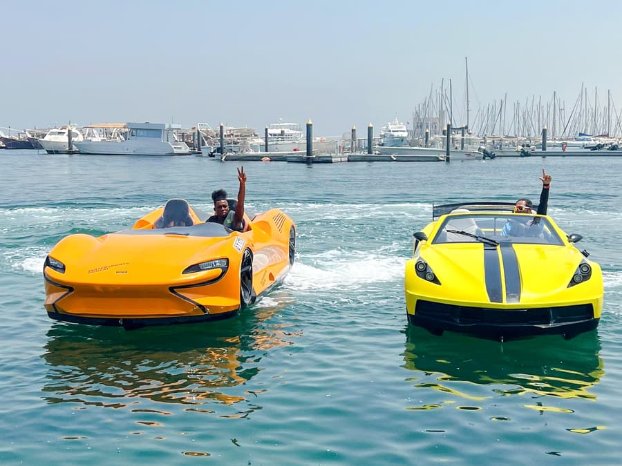 Tour en Voiture Jet Aquatique en Autonomie